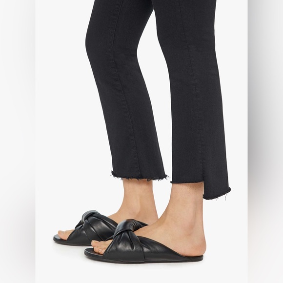 Mother The Insider Step Crop Fray Hem - Black - “Not Guilty” Wash - Size 27 - Picture 6 of 12